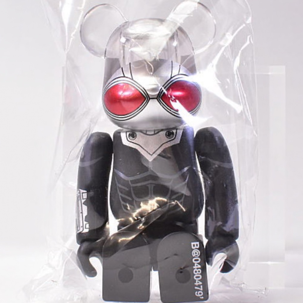 Black and Silver “Black Manta” Bearbrick Figure